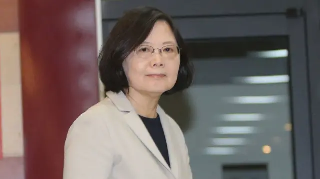 蔡英文(台湾中央社图片5/12/2016)