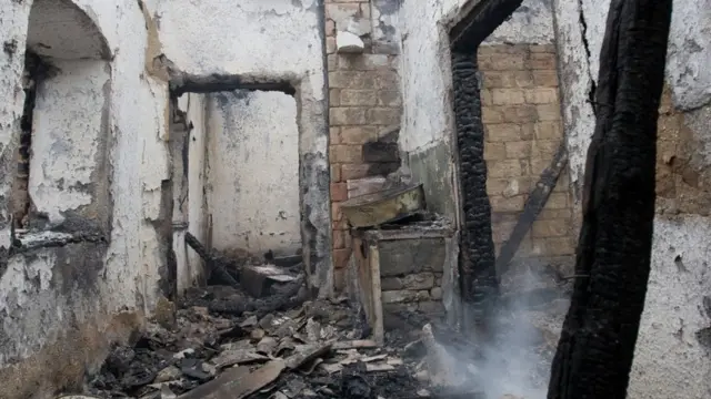 Місце пожежі