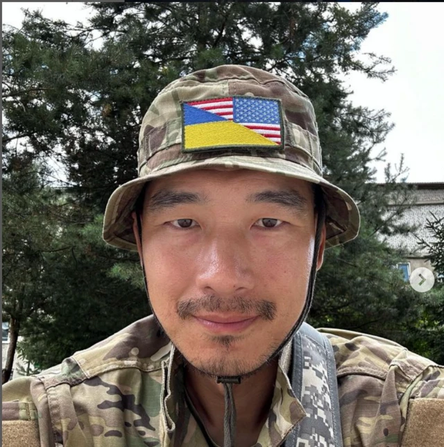 来自加州的美籍华裔士兵弗里曼