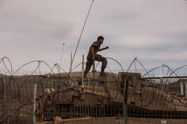 سرباز اسرائیل در منطقه حائل