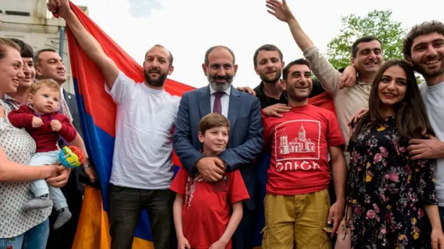 Никол Пашинян в Степанакерте