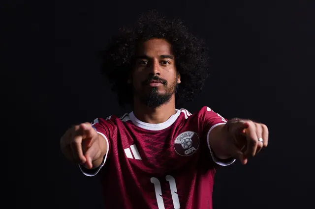 Akram Afif oo metalaya xulka Qatar ee Koobka Adduunka 2026.