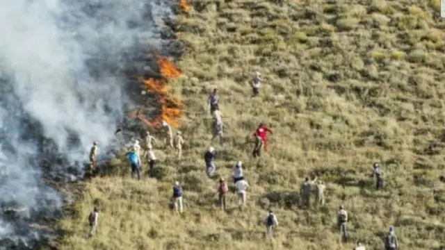 آتش‌سوزی در مراتع گچساران