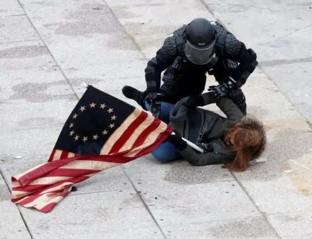 અમેરિકાની સંસદ પર હુમલો