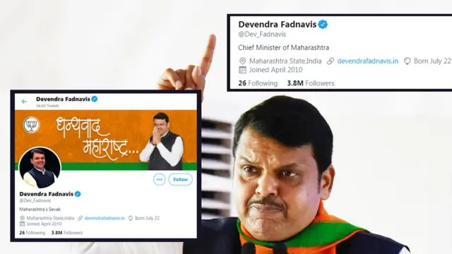 மகாராஷ்டிரா அரசியலில் திடீர் திருப்பம்: பாஜகவின் பட்னாவிஸ் முதல்வராக பதவியேற்பு