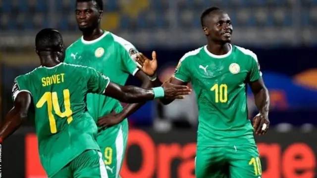 Sadio Mane baada ya kuifungia Senegal goli lake