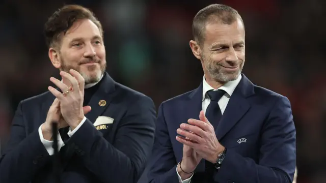 Alehandro Domingez i Aleksandar Čeferin