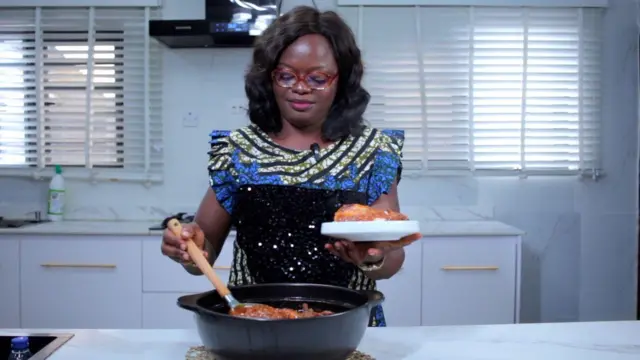 Chef dey serve cucumber stew