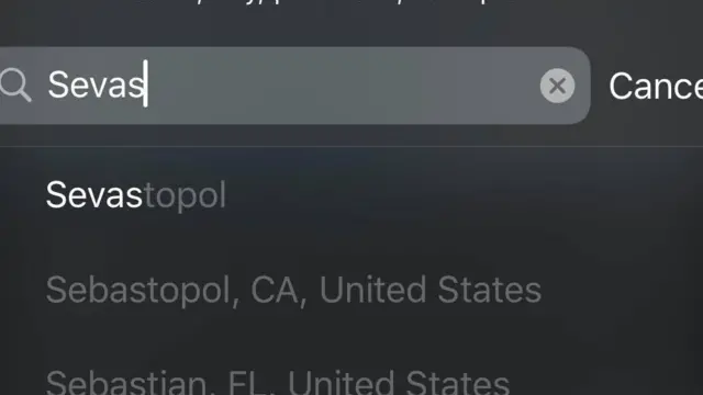 Apple Weather. Тиркемени Лондондон ачкандагы көрүнүшү