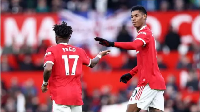 Fred scores for Manchester United