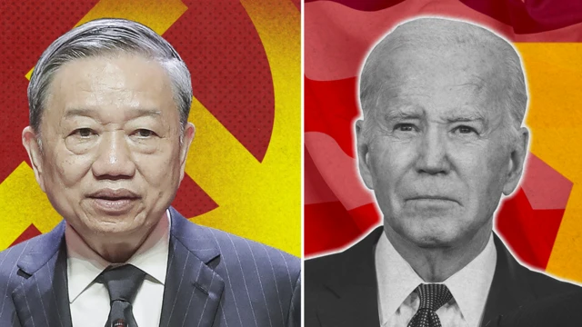 Ông Tô Lâm và ông Joe Biden