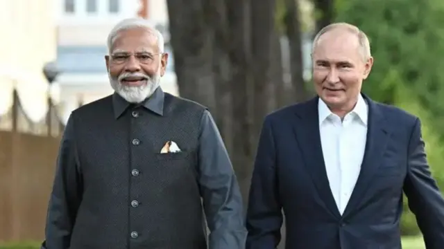 روسی صدر پوتن، نریندر مودی