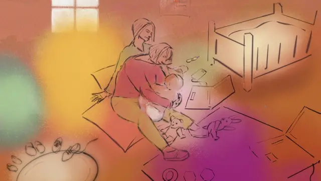 লোরেন এবং তার সঙ্গিনী একটি সন্তান নিতে শুক্রাণুদাতার সাহায্য নেন