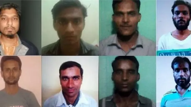 सिमी कार्यकर्ता (एमपी पुलिस ने जारी की तस्वीरें)