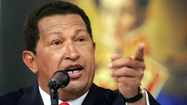 Hugo Chávez.