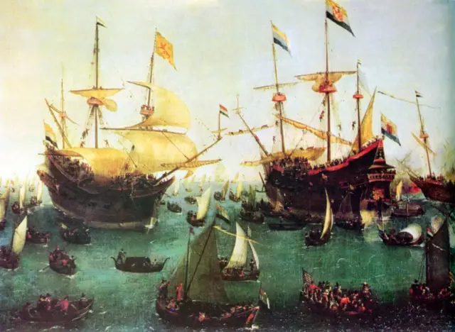 Ekspedisi Belanda kedua ke Hindia Timur (kini bernama Indonesia), yang dipimpin oleh Laksamana Steven van der Hagen kembali ke Amsterdam pada 1618.