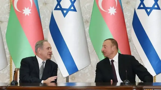 Rai'isul wasaaraha Israa'iil iyo Madaxwaynaha Arzerbaijan