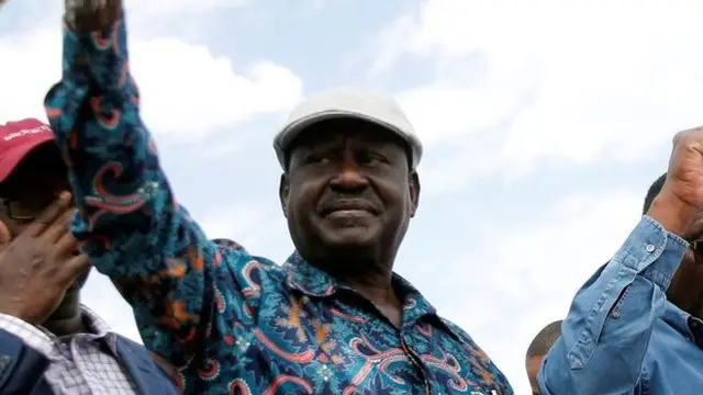Kenya opposition leader Raila Odinga show for rally for Kibra, wey dey for Nairobi