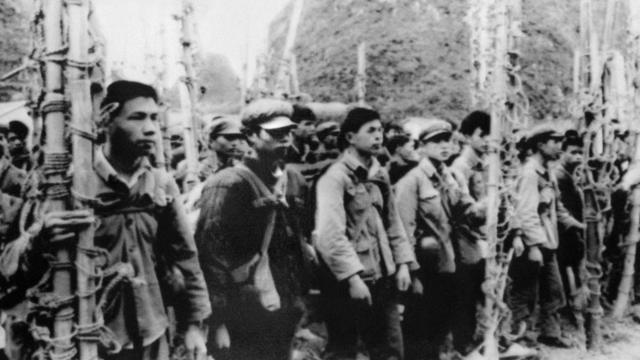 1979年，准备对越战争的广西民兵。