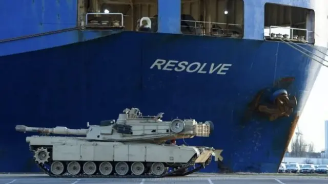 ورود تانکهای آمریکایی به آلمان