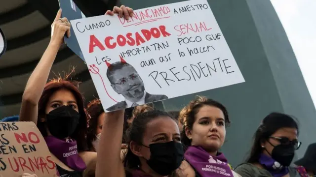 Protesta de mujeres el 8 de marzo