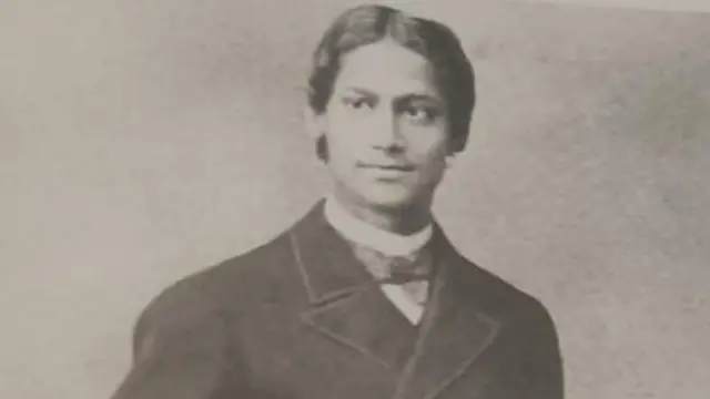 રવીન્દ્રનાથ ટાગોરની યુવા જીવનની એક તસવીર