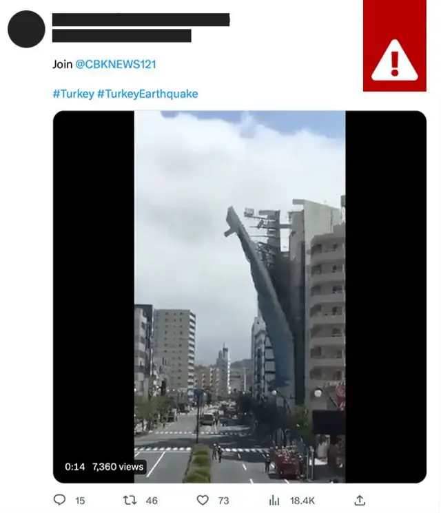 ترکی، جعلی تصویر