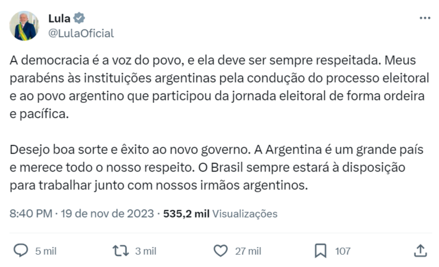 Tuítebonus lampions betLula sobre vitóriabonus lampions betMilei