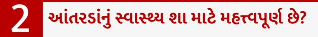 આંતરડાનું સ્વાસ્થ્યઆંતરડાનું સ્વાસ્થ્ય શા માટે મહત્વપૂર્ણ છે?