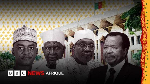 Les candidats à l'lection présidentielle au Cameroun