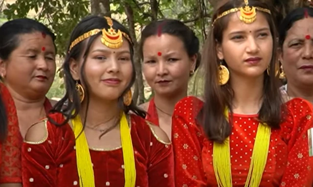 एउटा कार्यक्रममा मणिपुरका नेपालीभाषी महिलाहरू 