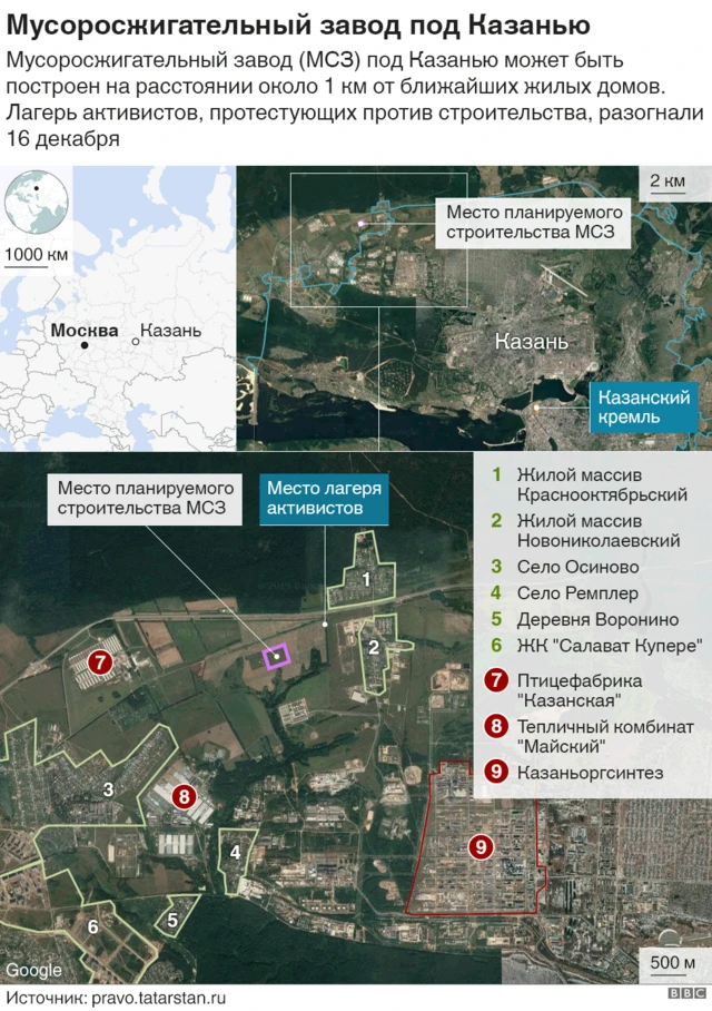 Где может быть построен мусоросжигательный завод