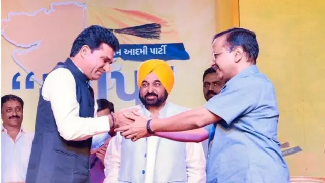 ઈસુદાન ગઢવી ગુજરાતમાં આમ આદમી પાર્ટીના સીએમ પદના ઉમેદવાર