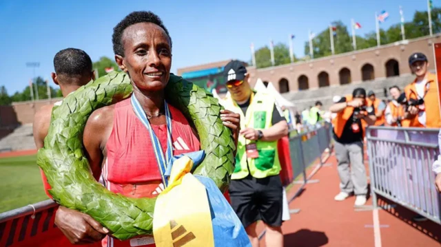 La dernière participation de Shewarge Alene au marathon de Stockholm remonte à mai 2025.