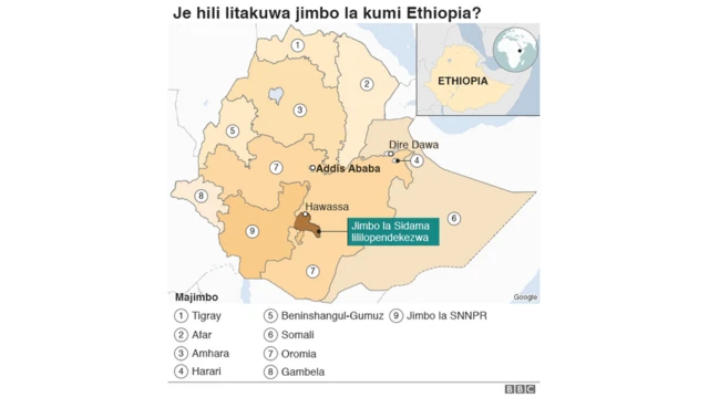 Ramani ya Ethiopia