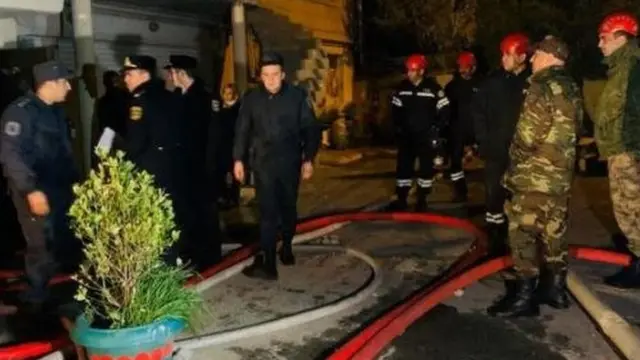 Bakıda 18 mərtəbəli binada yanğın olub