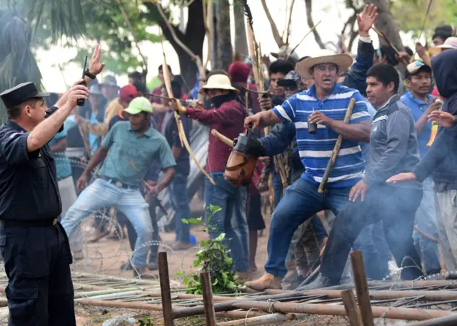 Protestas en Asunción