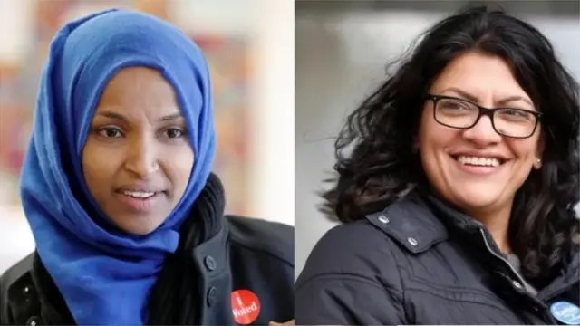 అమెరికా కాంగ్రెస్ కు ఎన్నికైన తొలి ముస్లిం మహిళలు ఇల్హాన్ ఒమర్, రషీదా తాలిబ్