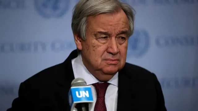 BM Genel Sekreteri Antonio Guterres