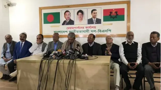 বিএনপি মহাসচিব মির্জা ফখরুল ইসলাম আলমগীর বলেছেন নির্বাচনের ফলাফলের বিরুদ্ধে তারা আইনগত ও রাজনৈতিক কর্মসূচী নিয়ে অগ্রসর হবে