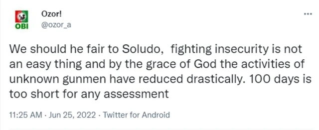 Soludo 100 Days