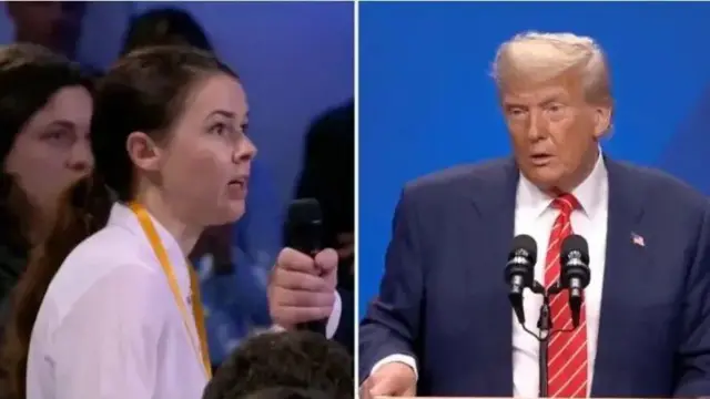 Мирослава Пеца і Дональд Трамп