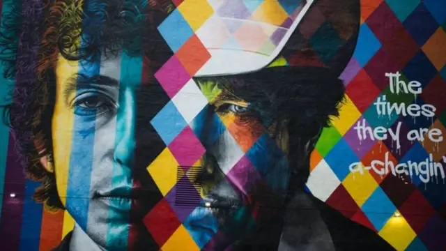 बॉब डिलन के एलबम का पोस्टर