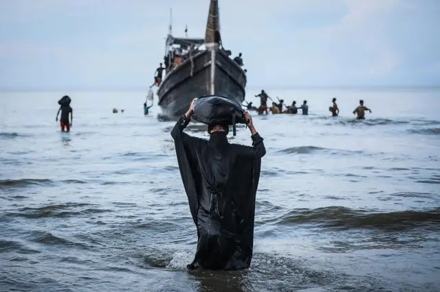 Pengungsi Rohignya di Aceh.