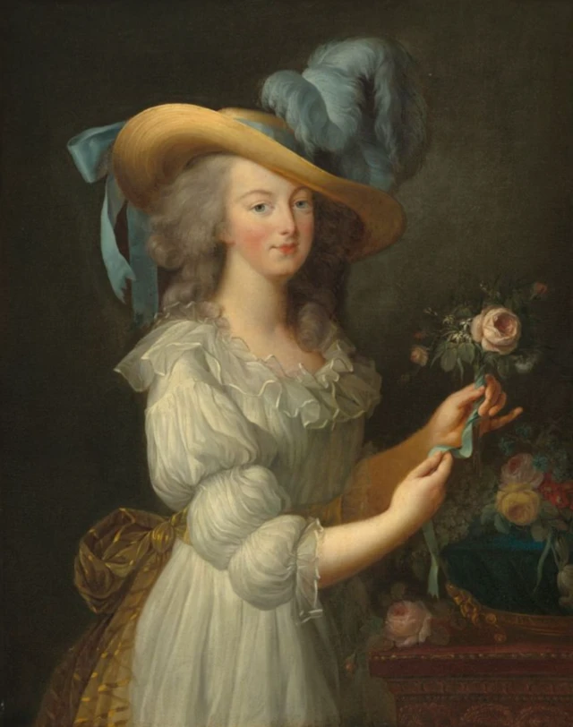 Image picturale de la reine Marie-Antoinette. 