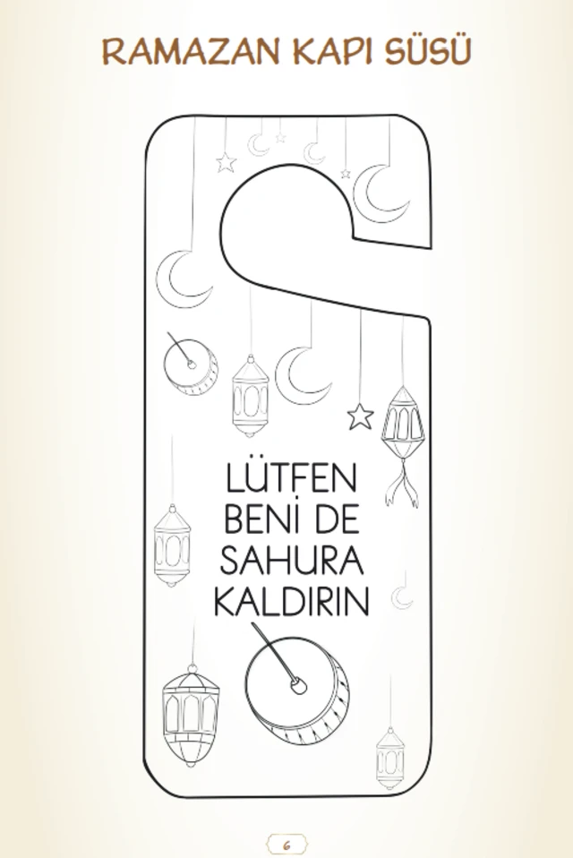 Milli Eğitim Bakanlığı'nın Ramazan kılavuzundan bir sayfa