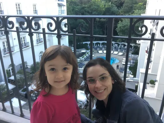 Vanessa e a filha