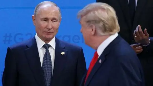 Володимир Путін, Дональд Трамп