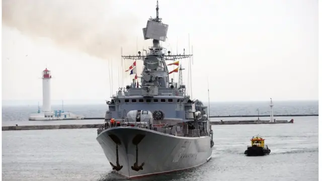 фрегат "Гетьман Сагайдачний" в Одесі