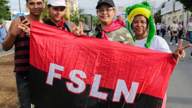 Simpatizantes de Daniel Ortega